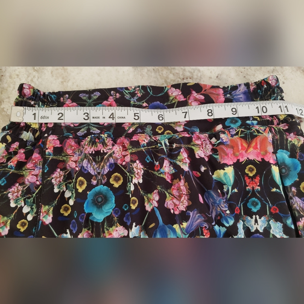 Lululemon Hotty Hot High-Rise SkirtFlowerscope Black Multi / Black Tennis Golf - Picture 11 of 11